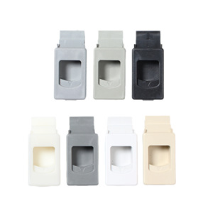 Loquet de porte latérale pour armoire de distribution Dk725, poignée dissimulée en plastique pour tiroir ou boîtier - Product Image 1