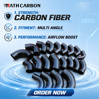 Tubo de Fibra de Carbono Seca Mathcarbon - Tubo Ligero Personalizado Resistente a Altas Temperaturas, Grosor Personalizado, Opciones de Color y Logotipo