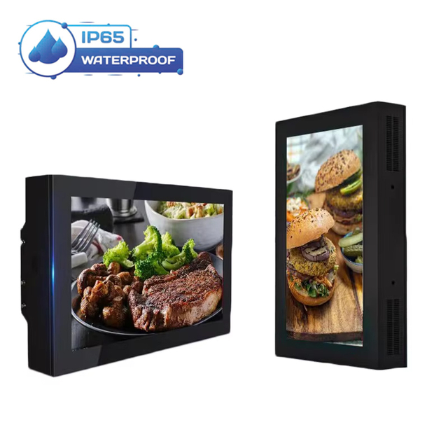KINGONE 43 50 55 65 Inch Outdoor Waterproof LCD Digital Signage Display Player Floor Standing Advertising Totem Screen Kiosk