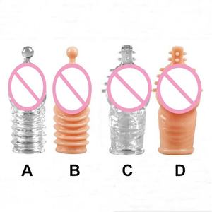 Manchon de pénis réutilisable de marque OEM, extenseur réaliste, préservatif d'extension, jouet sexuel pour hommes, agrandisseur de pénis, gaine de préservatif, modèle de retard - Product Image 6