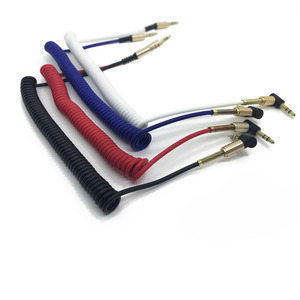 Câble audio flexible de type ressort mâle-mâle de 3,5 mm. Convient aux téléphones mobiles, aux haut-parleurs de <span class=keywords><strong>voiture</strong></span> et aux appareils électroniques. - Product Image 3