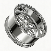 Rines Forjados Personalizados de 2 Piezas, Pulidos, SL 20x12 22x14 24x10 26x14 28x16, 6X135 6X139.7 para Silverado Ford Bronco