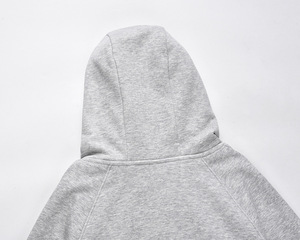 Sudadera con capucha y cremallera de un cuarto para hombre, con logo personalizado, estilo oversize, con capucha con cordón, para ropa casual urbana - Product Image 3