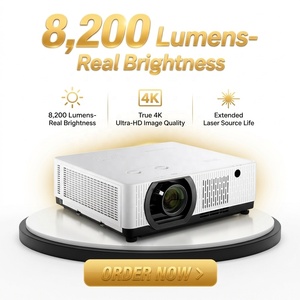 Projecteur laser <span class=keywords><strong>4K</strong></span> 8200 lumens 3LCD <span class=keywords><strong>Ultra</strong></span> <span class=keywords><strong>HD</strong></span> haute luminosité pour grande salle de conférence, musée, exposition - Product Image 1