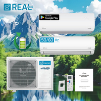 Climatiseur mural mini-split DC ZERO personnalisé 12K 18K BTU, refroidissement et chauffage, onduleur, économe en énergie, pour usage domestique et extérieur