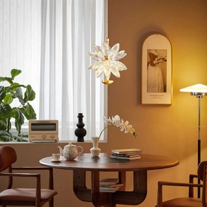 YW moderno lampadario in oro di lusso <span class=keywords><strong>per</strong></span> soggiorno camera da letto ristorante cucina-sfera di cristallo in metallo pendente <span class=keywords><strong>materiale</strong></span> in ferro chiaro - Product Image 2