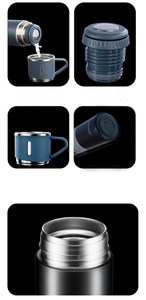 <span class=keywords><strong>2025</strong></span> <span class=keywords><strong>New</strong></span> Arrival 500ml du lịch drinkware Kinh doanh Quà Tặng cup đôi tường chân không cách nhiệt <span class=keywords><strong>Flask</strong></span> cup Set <span class=keywords><strong>Travel</strong></span> Mugs với 3 có nắp đậy - Product Image 3