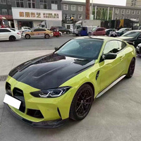 Capot en fibre de carbone de qualité originale style G80 G82 CLS pour BMW M3 M4, couvre-moteur, capot de kit carrosserie G80 G82