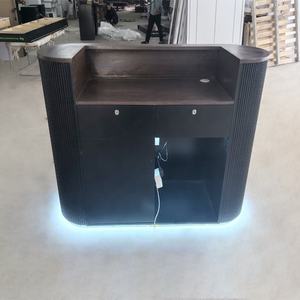 Mostrador de Caja para Tienda de Conveniencia con Color y Logotipo Personalizables, Material de Madera Contrachapada, Uso Minorista - Product Image 1