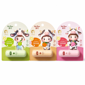 Protector Solar Natural Humectante para Niños, Bálsamo Labial Transparente con Sabor Afrutado, Barra Hidratante de Larga Duración, Diseño Infantil con Dibujos Animados - Product Image 5