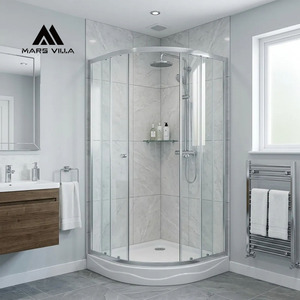 Puerta de Ducha <span class=keywords><strong>Sensi</strong></span> Dacqua para Baño, Modelo Mars Villa, Fabricación China OEM/ODM, 80x80x200 cm, con Vidrio Templado Certificado CE y SGCC - Product Image 6