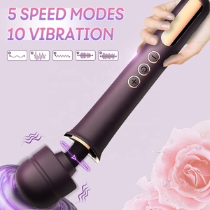 Massaggiatore a bacchetta AV ad alta potenza per stimolazione clitoridea impermeabile per adulti G Spot Sex Toy per donne vibratore di piacere <span class=keywords><strong>intimo</strong></span> - Product Image 2
