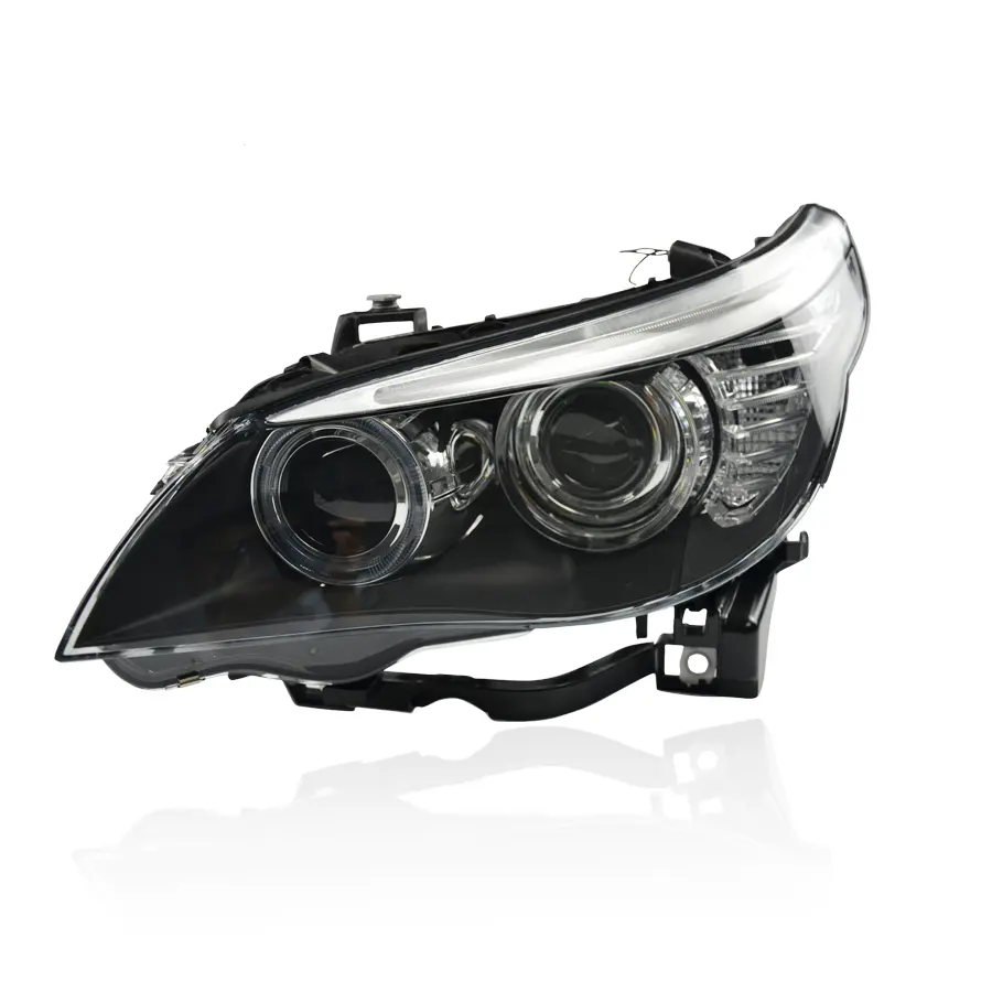 E61 2008-2010 बीएमडब्ल्यू 5 सीरीज के लिए क्सीनन बल्ब छिपाई हेडलाइट Headlamp फिट प्लग और खेलो Aftermarket भागों कार सामने प्रकाश 6312 7177 75