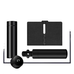 Luxury Doctor Gift Medical Promotional Custom Logo Executive VIP Corporate Gift <b>Set</b> A5 Pu Leather <b>Notebook</b> Card Holder Pen 4in1 - Product Image 3