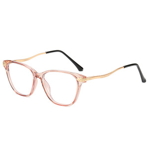 Gafas Cat Eye sin Receta TR90 1907 Anti-Radiación con Bloqueo de Luz Azul, Lentes Transparentes, Unisex, Ópticas - Product Image 2