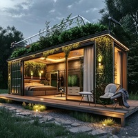 Casa Modular Prefabricada Desmontable con Paneles Sándwich, Diseño Ecológico y Transpirable para Uso Multipropósito