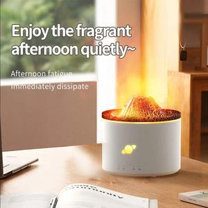 Diffuseur ultrasonique portable mini flamme, nébuliseur domestique 280 ml, humidificateur électrique USB à brume fraîche pour aromathérapie - Product Image 6