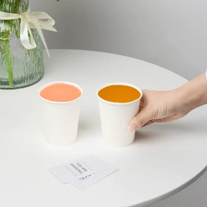Small Cup Customizable Disposable Double Wall <b>Coffee</b> Cups With Lids Paper Material for Hot Drinks - Product Image 4