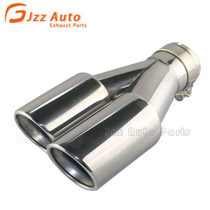 ऑटो पार्ट्स फैक्टरी थोक स्टेनलेस स्टील डुअल टेलपाइप नोजल पोंटेरा डे <span class=keywords><strong>2</strong></span> इंच से <span class=keywords><strong>3</strong></span> इंच के डबल निकास आउटलेट टिप्स - Product Image 5