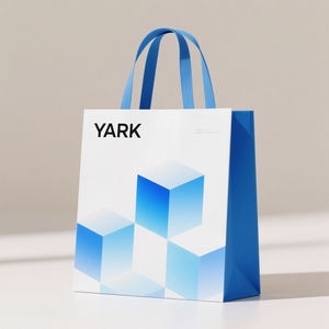 Luxury Reusable Paper Shopping <b>Bag</b> with Handle Custom Personalized Branded Packaging <b>Bag</b> for Retail Store - Product Image 4