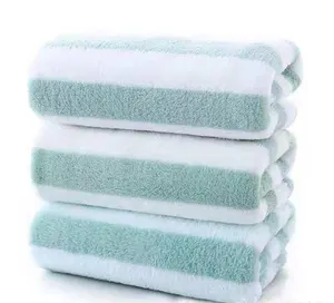 Factory Price Wholesale Colorful Microfiber Coral Fleece Towel Super Absorbent Quick Dry Hand Microfiber Face Towel