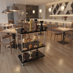 Station de recharge intelligente, chariot de recharge sans fil avec 36/48 chargeurs pour téléphones et lampes de table - Product Image 1