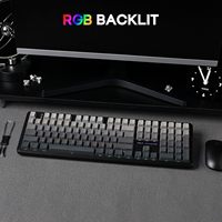 Aula F108 Clavier de jeu sans fil Clavier mécanique pleine grandeur 108 touches remplaçables à chaud et programmables