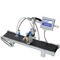 Impresora de inyección de tinta térmica con pantalla táctil de cinco pulgadas de alta calidad automática con fecha de impresora en línea e impresión de símbolos de código QR