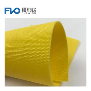 공장 노란색 PVC 이중 섬유 컨베이어 벨트 롤 테이프