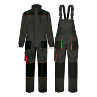 Combinaisons de travail réfléchissantes durables pour hommes, vêtements de travail, veste, salopette, pantalon de travail avec plusieurs poches, pour le jardinage et l'agriculture