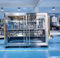 Ligne de remplissage automatique de bouteilles de shampoing, crème et savon liquide Ailusi, machine de remplissage à pompe à engrenages haute vitesse à 6/8/10 têtes