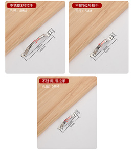 Contemporary Stainless Steel Tubular Handles for Kitchen Closet <b>Drawer</b> Living Room School Hospital Apartment Dining Gym 128mm - Product Image 4