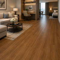 Plancher flottant en vinyle SPC facile à installer, avec noyau rigide, aspect bois de luxe, étanche, système de pose par clipsage LVP