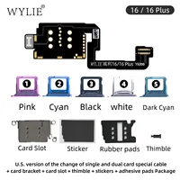 WYLIE 16 15 Pro MAX Esim Dimodifikasi Menjadi Sim Tanpa Lapisan Pemisah, Dual Kartu dengan Tempat Kartu Terintegrasi, Alat Perbaikan HP