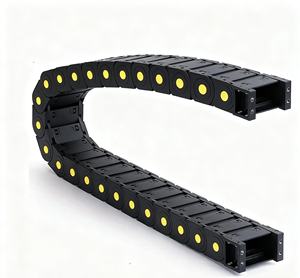 15×20mm プラスチックナイロンPA66製 保護ワイヤードラッグチェーン プラスチックケーブルトラッキングキャリア（ドラッグチェーンケーブル用） - Product Image 3