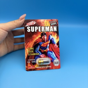 Best Effective Superman Capsule Alcohol Compatible Gentle Plant <b>Supplement</b> for Long Lasting Body Endurance - Product Image 5