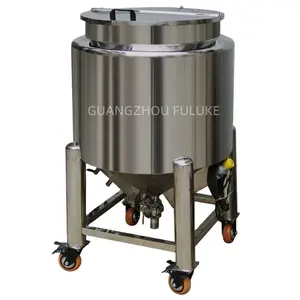 Tanque de aço inoxidável para mistura de 200 litros, perfume químico/álcool/tanque floral de armazenamento de água