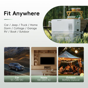 Alpicool S15 Mini réfrigérateur solaire pour voiture, charge solaire, compresseur CC, <span class=keywords><strong>petit</strong></span> congélateur de <span class=keywords><strong>camping</strong></span>, 12V, double usage, réfrigérateur portable - Product Image 6