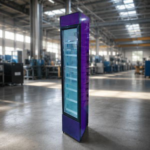 Réfrigérateur commercial vertical <span class=keywords><strong>à</strong></span> porte vitrée de 150 L pour boissons, idéal pour les supermarchés et magasins - Product Image 3