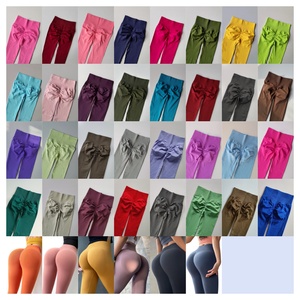 Leggings Donna a Vita Alta Senza Cuciture con Effetto Scrunch, Pantaloni Sportivi Aderenti da Palestra, Leggings Yoga Femminili Modellanti e Super Elasticizzati - Product Image 2