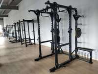Équipement de gym commercial, banc Smith de fitness commercial, rack de squat tout-en-un 3D, rack de puissance, rack de squat