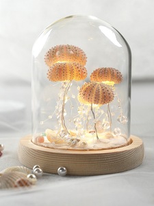 Veilleuse LED 3D DIY en acrylique, motif marron de mer, tulipe, <span class=keywords><strong>fleur</strong></span>, nuage, miroir, décoration de table pour Noël, mariage, fête, cadeau - Product Image 4