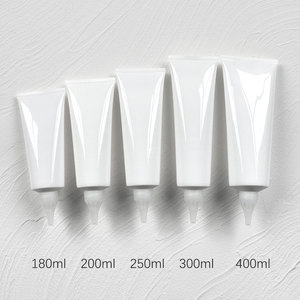หลอดพลาสติกสำหรับเครื่องสำอางขนาด 50 มล.-400 กรัม พร้อมฝาเกลียว สำหรับบรรจุภัณฑ์ผลิตภัณฑ์ดูแลเส้นผม น้ำมันบำรุงหนังศีรษะ เจล เซรั่ม ครีม แบบหลอดบีบ - Product Image 1