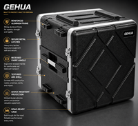 Boîtier de protection GEHUA OEM IP67 pour système audio sismique SALWR10D, étui de transport rigide ATA