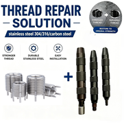 Mechanical Lock Keensert Insert Helicoil Bushing Thread Inserts Fasteners Positive Lock for Oil Gas Valve Wire Thread Insert