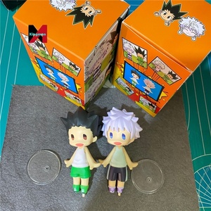 Hunter <span class=keywords><strong>X</strong></span> Hunter <span class=keywords><strong>X</strong></span> <span class=keywords><strong>gon</strong></span> freecss <span class=keywords><strong>killua</strong></span> zoldyck Q Chibi อะนิเมะฟิกเกอร์ยืนโมเดลชุดตกแต่ง - Product Image 2