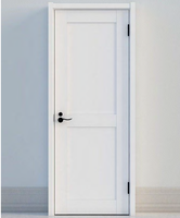 Prima Shaker moderne personnalisé Portes intérieures en bois écologiques pour maisons Finition peinte en laque Ouverture par poussée et traction