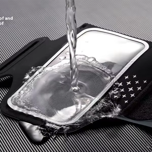 Bracelet de téléphone pour sports de plein air, étanche, multifonctionnel, sac de bras pour la course à pied, néoprène, doublure en coton PVC, compatible avec le jogging - Product Image 1