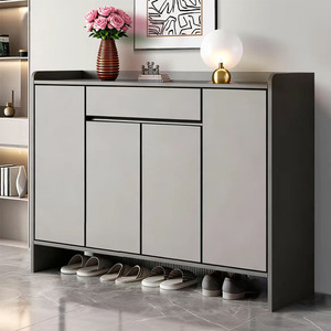 Mobiletto Portascarpe Personalizzato <span class=keywords><strong>per</strong></span> Soggiorno, <span class=keywords><strong>Scarpiera</strong></span> Regolabile con Cassetti Nascosti <span class=keywords><strong>per</strong></span> Corridoio - Product Image 3