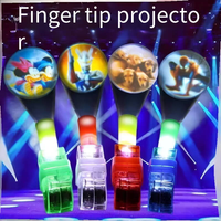 Anneau de projection LED pour doigts, jouet lumineux pour enfants, lampe torche pour doigts, fournitures pour fêtes, mariages, concerts, spectacles